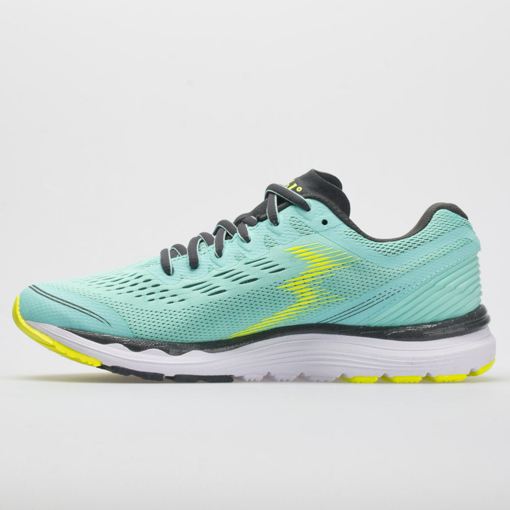 361 Meraki 2 Women's running shoe in Aruba Blue/Ebony, top view
