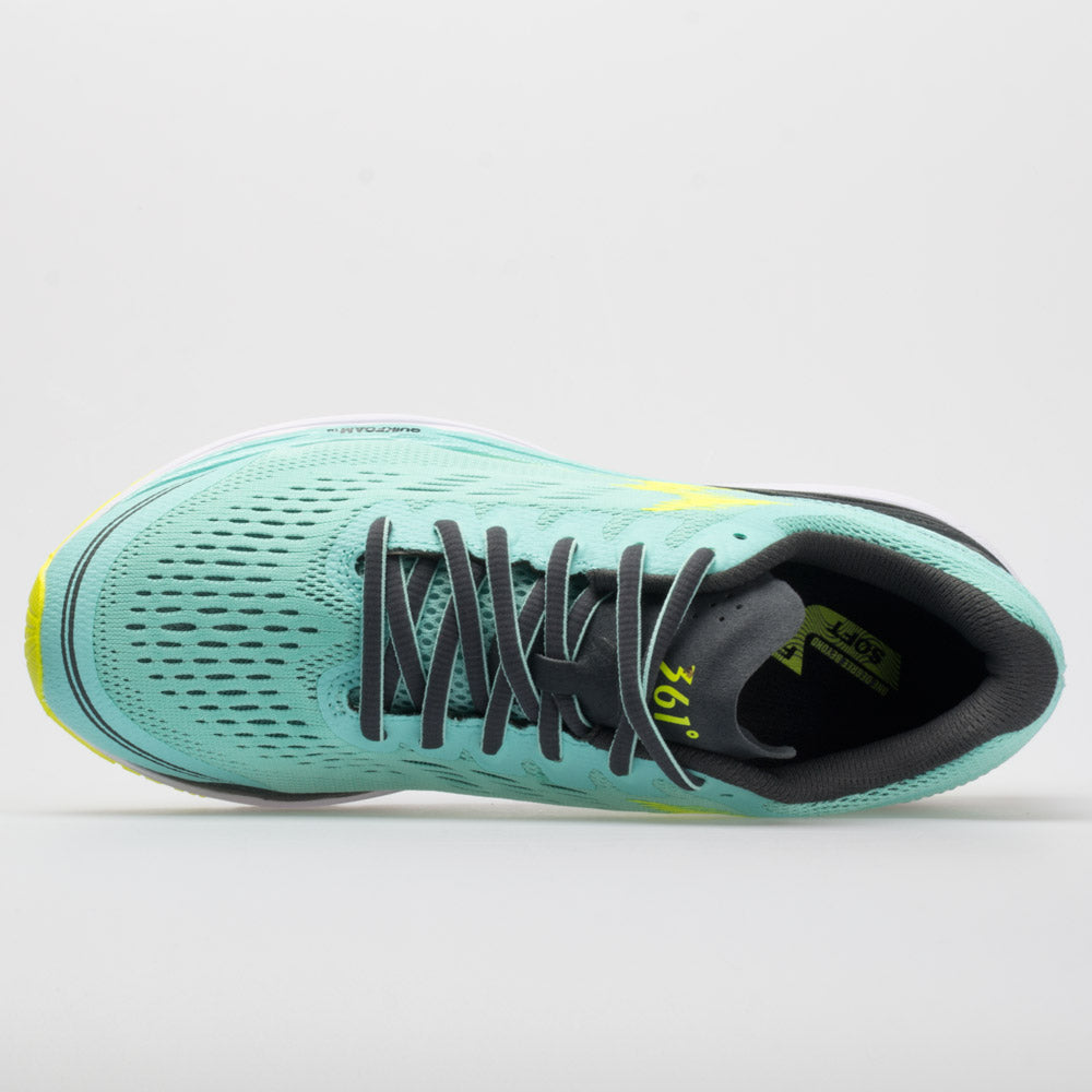 361 Meraki 2 Women's running shoe in Aruba Blue/Ebony, sole detail
