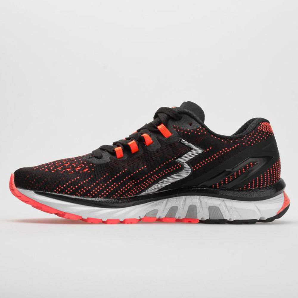 361 Strata 3 Women's running shoe in Black/Hazard, top view