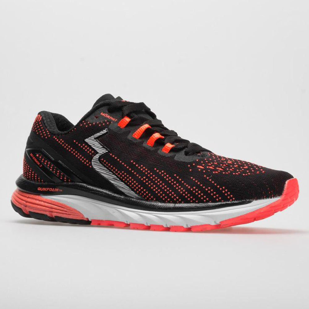 361 Strata 3 Women's running shoe in Black/Hazard, front view