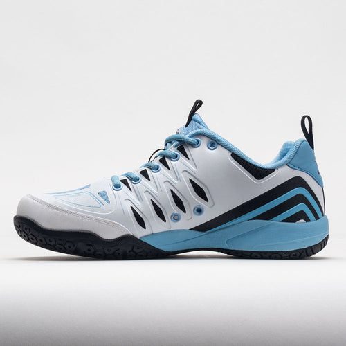 Acacia Corrine Carr Signature Edition pickleball shoe in Light Blue/Black/White, top view