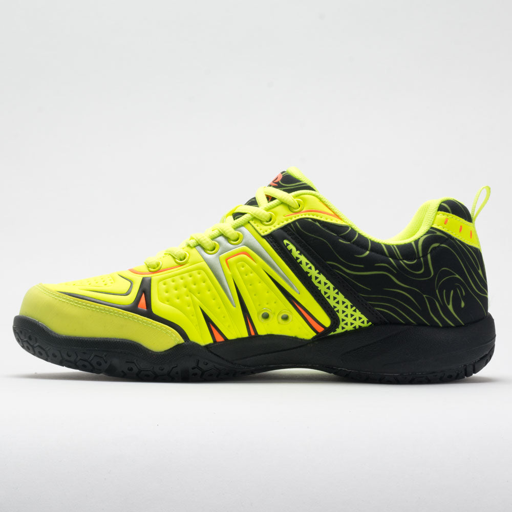 Acacia Dinkshot II Men's pickleball shoe in Lime/Black, top view