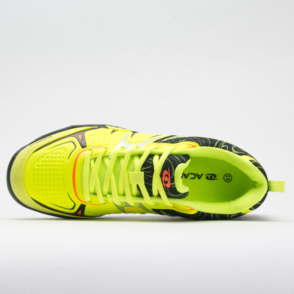 Acacia Dinkshot II Men's pickleball shoe in Lime/Black, sole detail